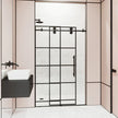 VIGO Elan Adjustable Sliding Glass Shower Door