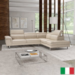 Emma 2-piece Top Grain Leather Right-hand Facing Sectional