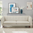 Prospera Home Barcelona Top Grain Leather Sofa, Loveseat and Chair