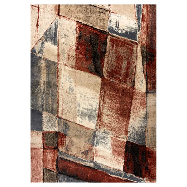 Art Carpet Aden Indoor Rug, Beige Red
