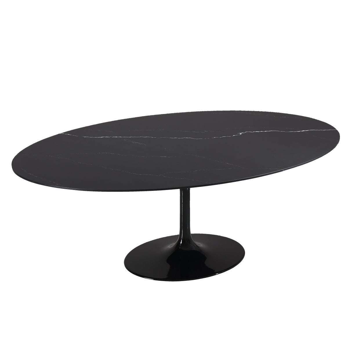 Orchid Oval Solid Quartz Dining Table, 198 cm (78 in.)