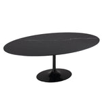 Orchid Oval Solid Quartz Dining Table, 198 cm (78 in.)