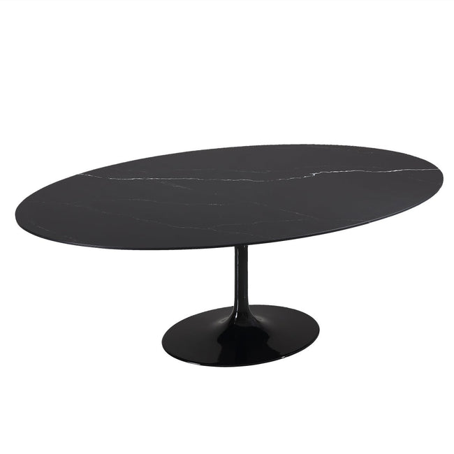 Orchid Oval Solid Quartz Dining Table, 198 cm (78 in.)