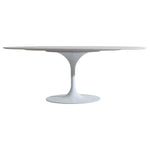 Orchid Oval Solid Quartz Dining Table, 198 cm (78 in.)