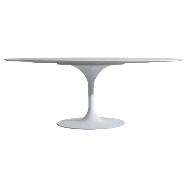 Orchid Oval Solid Quartz Dining Table, 198 cm (78 in.)