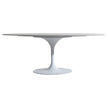 Orchid Oval Solid Quartz Dining Table, 198 cm (78 in.)