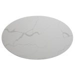 Orchid Oval Solid Quartz Dining Table, 198 cm (78 in.)