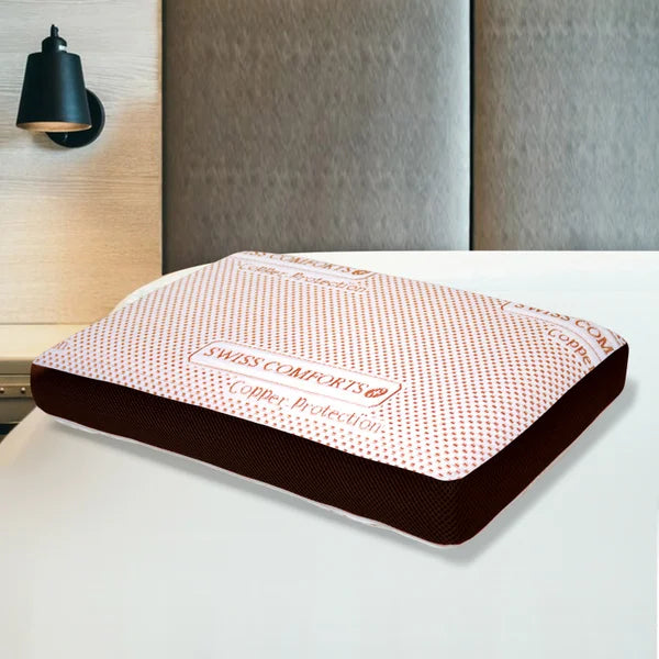Swiss Comforts Copper Memory Foam Pillow