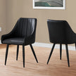 Ari Modern Dining Chair, 2-pack with Black Legs
