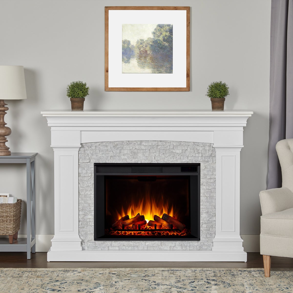 Real Flame Deland Grand Electric Fireplace