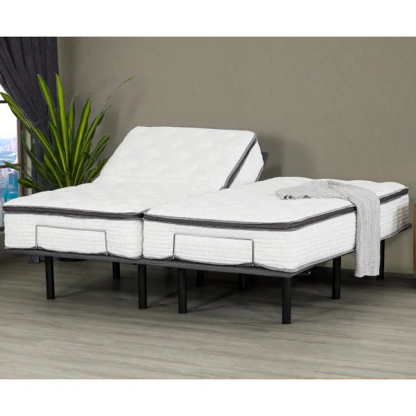 Arianell 30.5 cm (12 in.)Mattress with Upholstered Adjustable Base