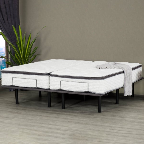 Arianell 30.5 cm (12 in.)Mattress with Upholstered Adjustable Base