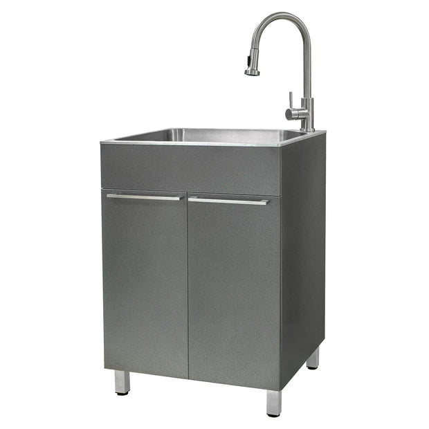Transform 24 in. Utility Sink with Faucet