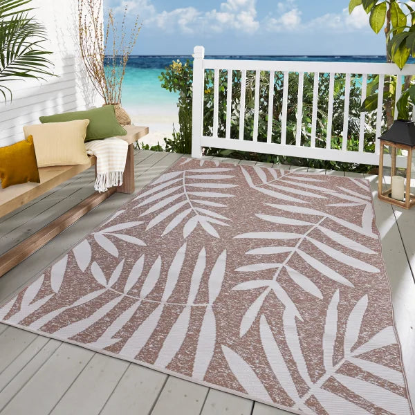 Viana Bahamas Collection Summertime Indoor/Outdoor Reversible Area Rug