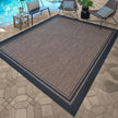 Gertmenian Naples Collection Ace Border Indoor/Outdoor Area Rug