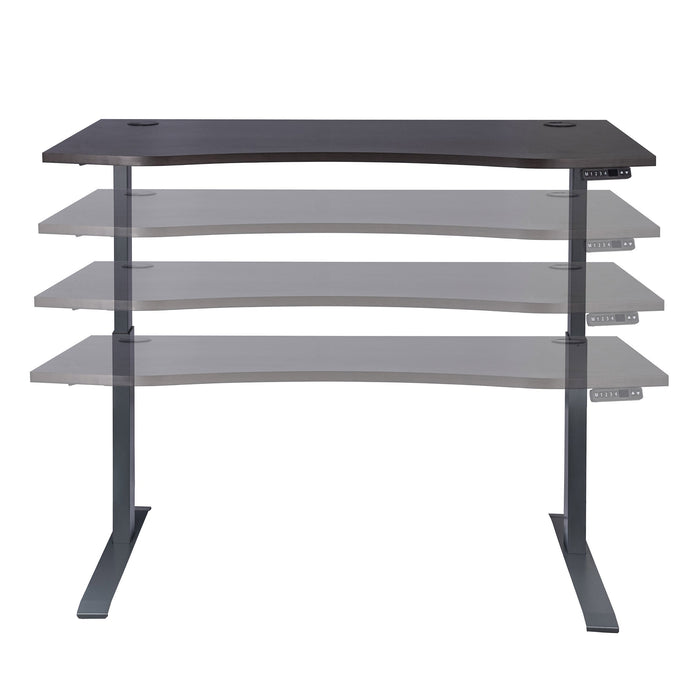 Motionwise Height Adjustable Standing Desk 152.4 cm x 76.2 cm (60 in. x 30 in.)