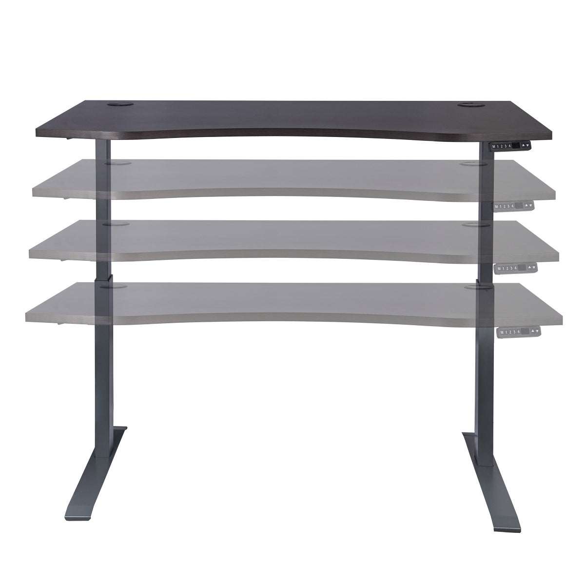 Motionwise Height Adjustable Standing Desk 152.4 cm x 76.2 cm (60 in. x 30 in.)