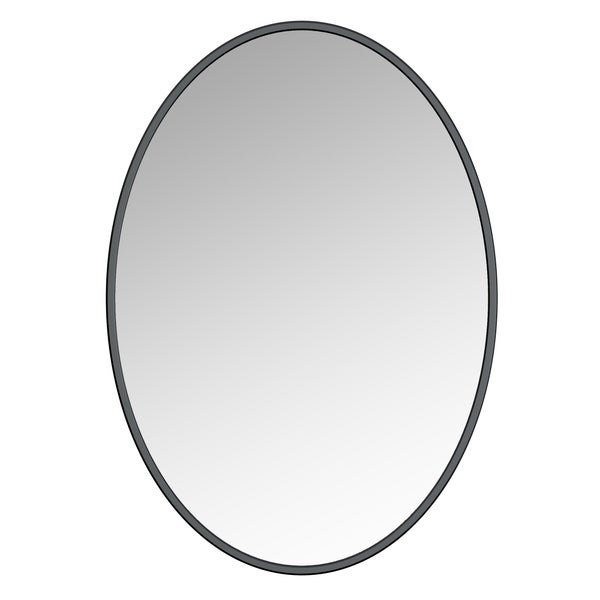 Appollo Prescott 61 cm x 86 cm (24 in. x 34 in.) Oval Modern Metal Framed Mirror