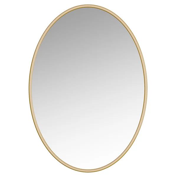 Appollo Prescott 61 cm x 86 cm (24 in. x 34 in.) Oval Modern Metal Framed Mirror