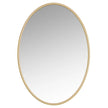 Appollo Prescott 61 cm x 86 cm (24 in. x 34 in.) Oval Modern Metal Framed Mirror