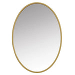 Appollo Prescott 61 cm x 86 cm (24 in. x 34 in.) Oval Modern Metal Framed Mirror