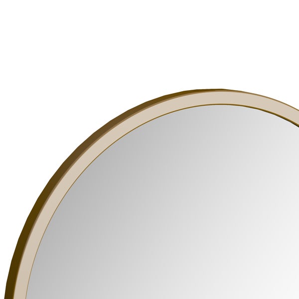 Appollo Stanley Modern Round Metal Framed Mirror