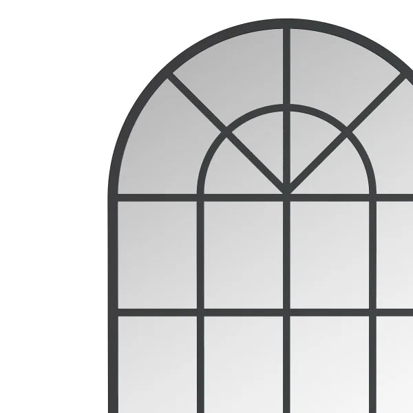 Appollo Harley Modern 71 cm x 105 cm (28 in. x 41.5 in.) Window Metal Framed Mirror