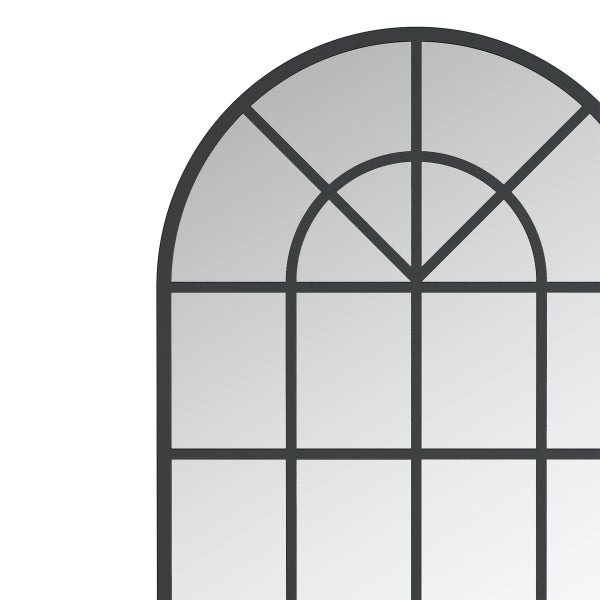 Appollo Harley Modern 71 cm x 105 cm (28 in. x 41.5 in.) Window Metal Framed Mirror