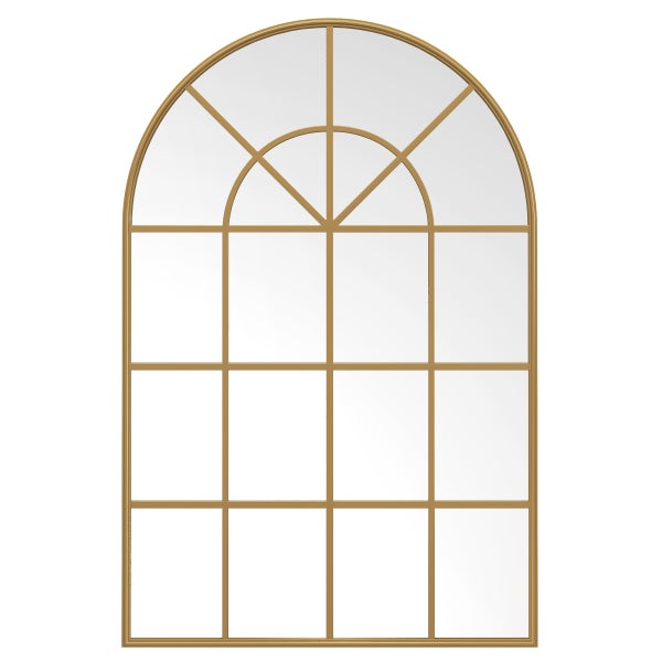 Appollo Harley Modern 71 cm x 105 cm (28 in. x 41.5 in.) Window Metal Framed Mirror
