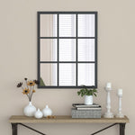Appollo Clifton Modern 71 cm x 91 cm (28 in. x 36 in.) Window Metal Framed Mirror