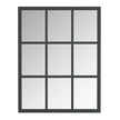 Appollo Clifton Modern 71 cm x 91 cm (28 in. x 36 in.) Window Metal Framed Mirror