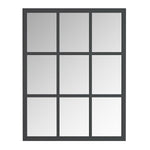 Appollo Clifton Modern 71 cm x 91 cm (28 in. x 36 in.) Window Metal Framed Mirror