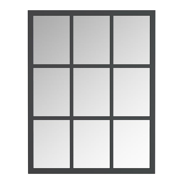 Appollo Clifton Modern 71 cm x 91 cm (28 in. x 36 in.) Window Metal Framed Mirror