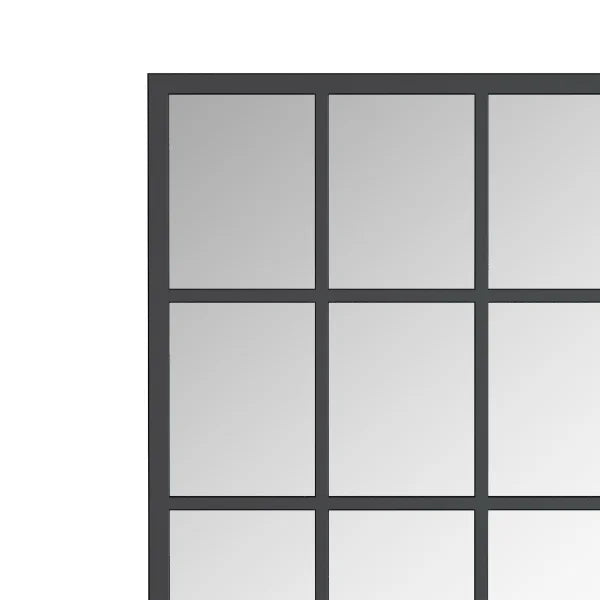 Appollo Clifton Modern 71 cm x 91 cm (28 in. x 36 in.) Window Metal Framed Mirror