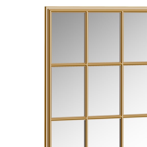 Appollo Clifton Modern 71 cm x 91 cm (28 in. x 36 in.) Window Metal Framed Mirror