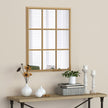 Appollo Clifton Modern 71 cm x 91 cm (28 in. x 36 in.) Window Metal Framed Mirror