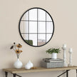 Appollo Harlow Modern 71 cm (28 in.) Round Window Metal Framed Mirror