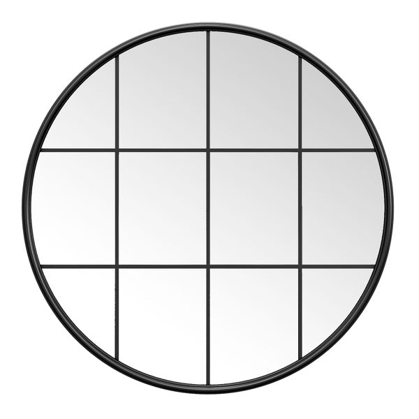 Appollo Harlow Modern 71 cm (28 in.) Round Window Metal Framed Mirror
