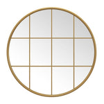 Appollo Harlow Modern 71 cm (28 in.) Round Window Metal Framed Mirror