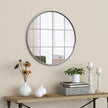 Appollo Harlow Modern 71 cm (28 in.) Round Window Metal Framed Mirror