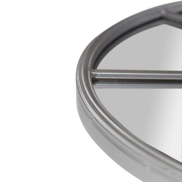Appollo Harlow Modern 71 cm (28 in.) Round Window Metal Framed Mirror