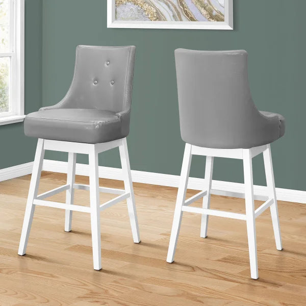 Traditional Swivel Bar Stool, 2-pack