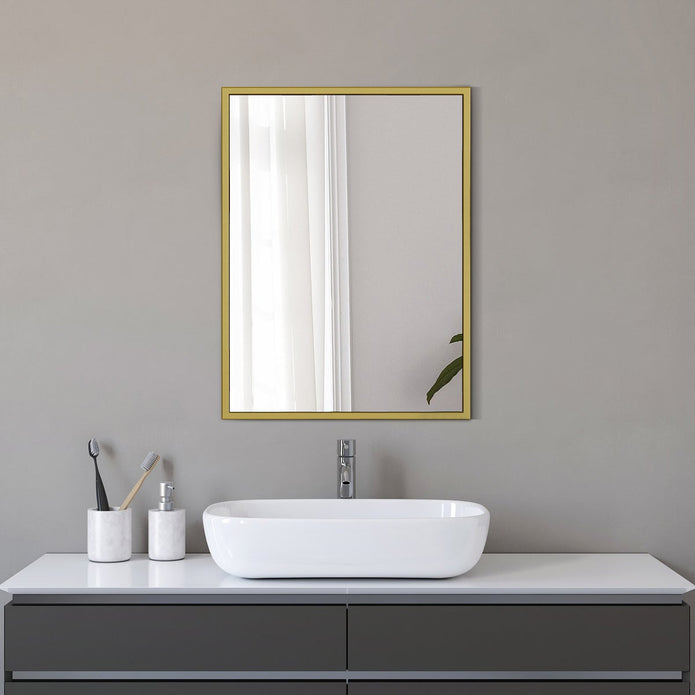 Appollo Hamilton Modern Metal Framed Mirror
