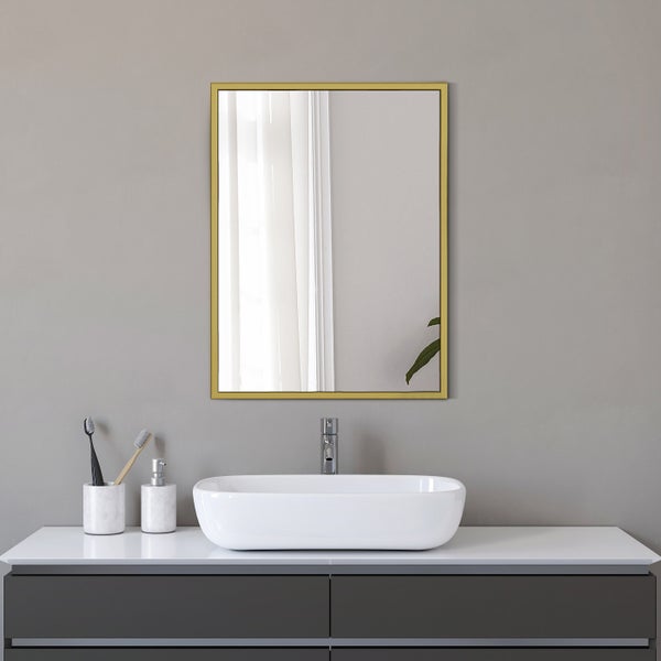 Appollo Hamilton Modern Metal Framed Mirror