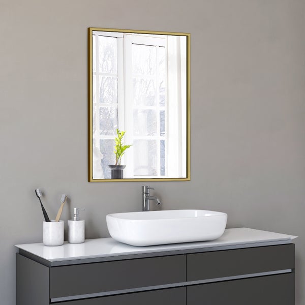 Appollo Hamilton Modern Metal Framed Mirror