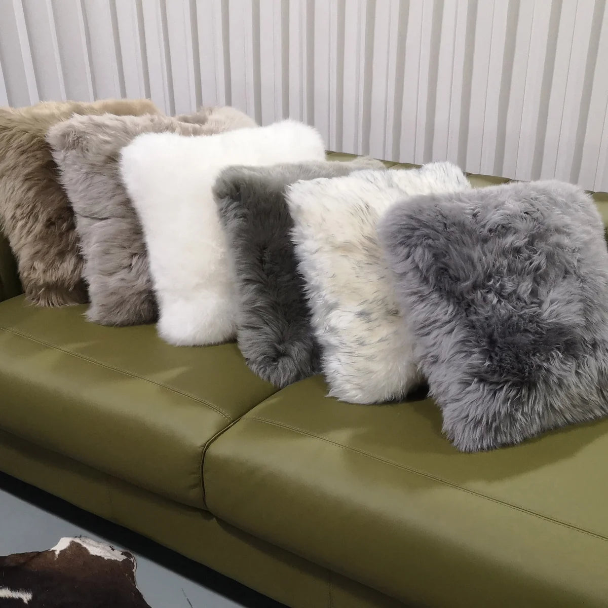 Windward Sheepskin Cushion