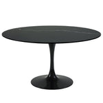 Orchid Round Solid Quartz Dining Table, 132 cm (52 in.) diameter