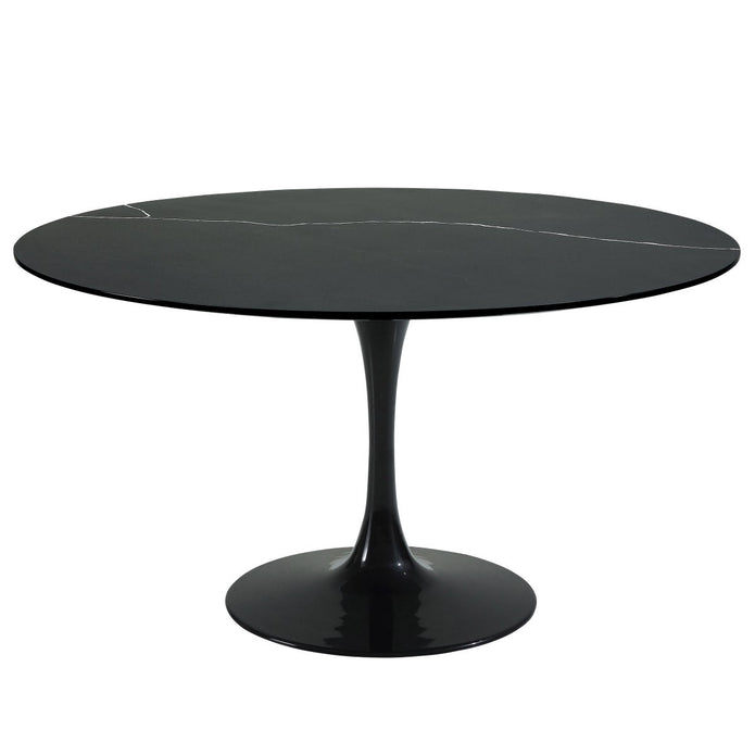 Orchid Round Solid Quartz Dining Table, 132 cm (52 in.) diameter