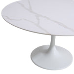 Orchid Round Solid Quartz Dining Table, 132 cm (52 in.) diameter