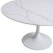 Orchid Round Solid Quartz Dining Table, 132 cm (52 in.) diameter
